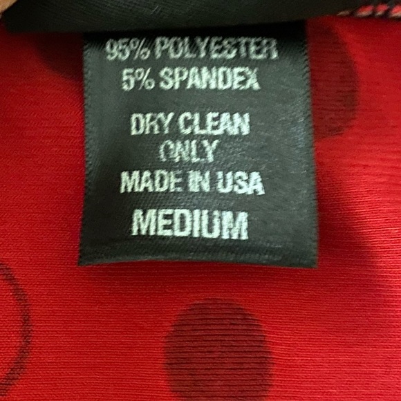 Pin up style dress red with Polka dots - Picture 6 of 6